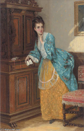 WikiOO.org - Encyclopedia of Fine Arts - Maľba, Artwork William Oliver - The Love Letter