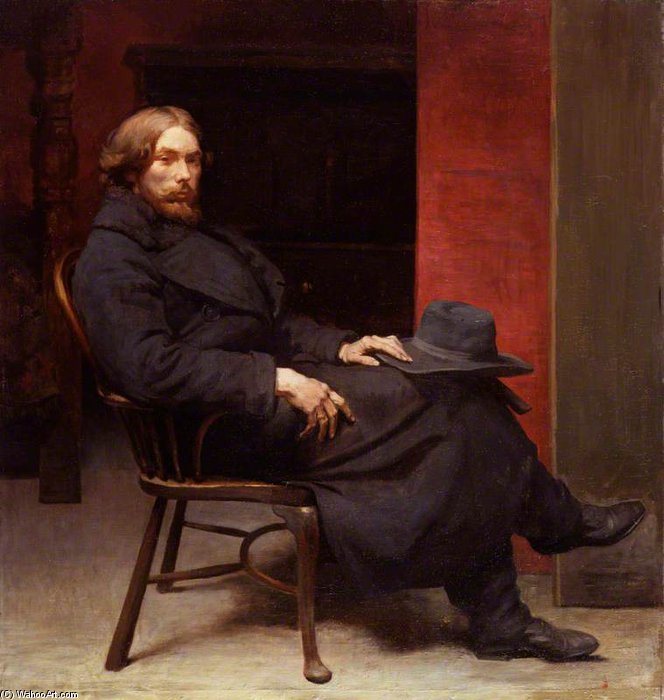 Wikioo.org - The Encyclopedia of Fine Arts - Painting, Artwork by William Newenham Montague Orpen - Augustus John