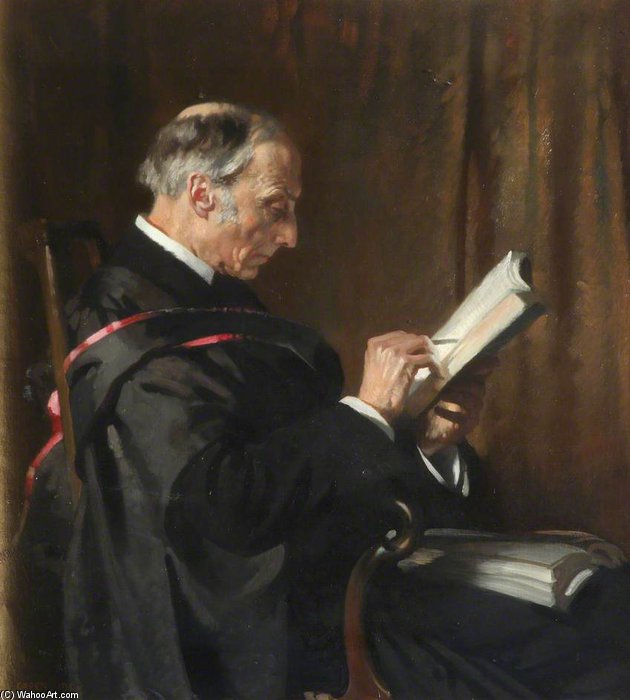 Wikioo.org - The Encyclopedia of Fine Arts - Painting, Artwork by William Newenham Montague Orpen - Charles Buller Heberden, Principal