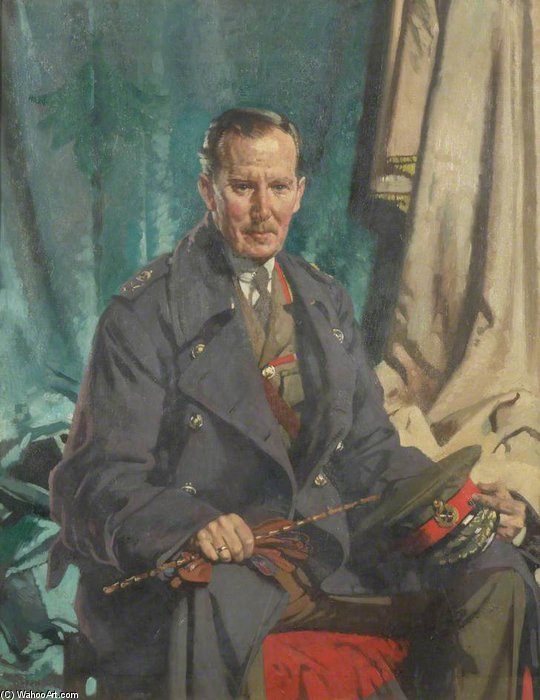 Wikioo.org - The Encyclopedia of Fine Arts - Painting, Artwork by William Newenham Montague Orpen - General Sir John S. Cowans