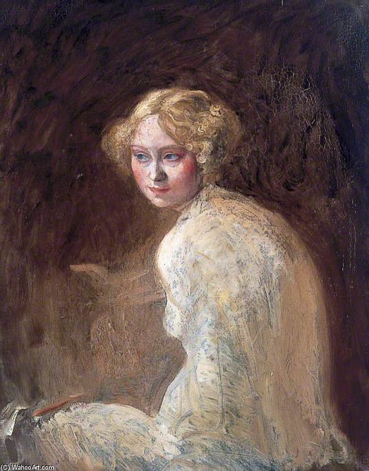 Wikioo.org - The Encyclopedia of Fine Arts - Painting, Artwork by William Newenham Montague Orpen - Head Of A Girl