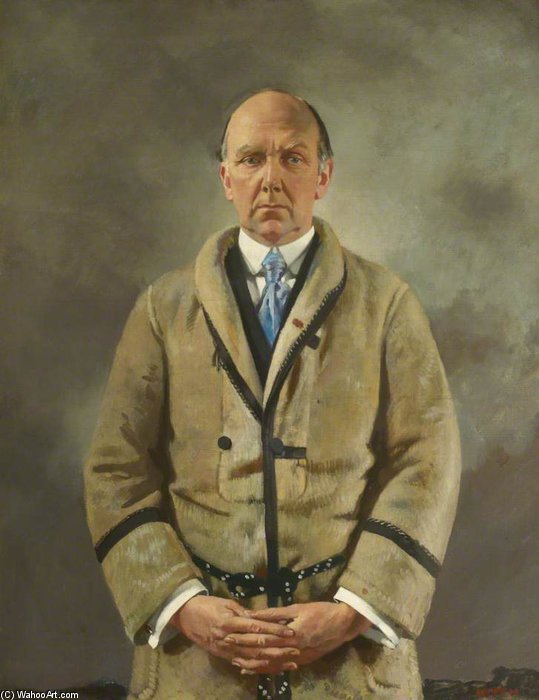 Wikioo.org - The Encyclopedia of Fine Arts - Painting, Artwork by William Newenham Montague Orpen - Leonard A. Scott Stokes