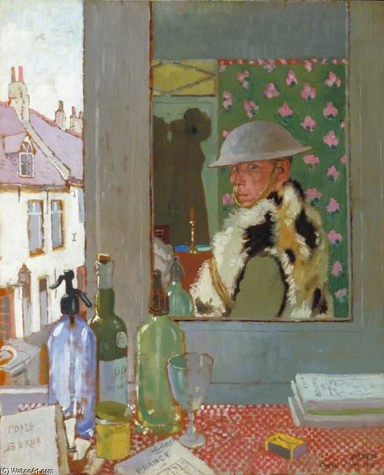 Wikioo.org - The Encyclopedia of Fine Arts - Painting, Artwork by William Newenham Montague Orpen - Ready To Start - Self Portrait