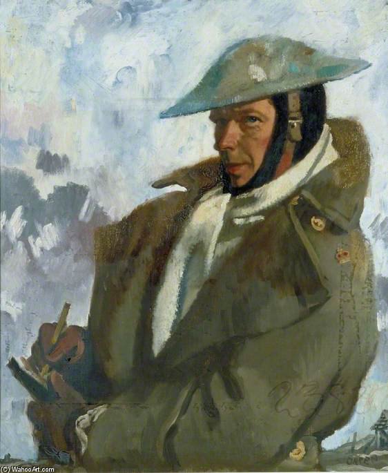 Wikioo.org - The Encyclopedia of Fine Arts - Painting, Artwork by William Newenham Montague Orpen - Self Portrait -