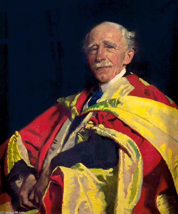 Wikioo.org - The Encyclopedia of Fine Arts - Painting, Artwork by William Newenham Montague Orpen - Sir J. Ambrose Fleming