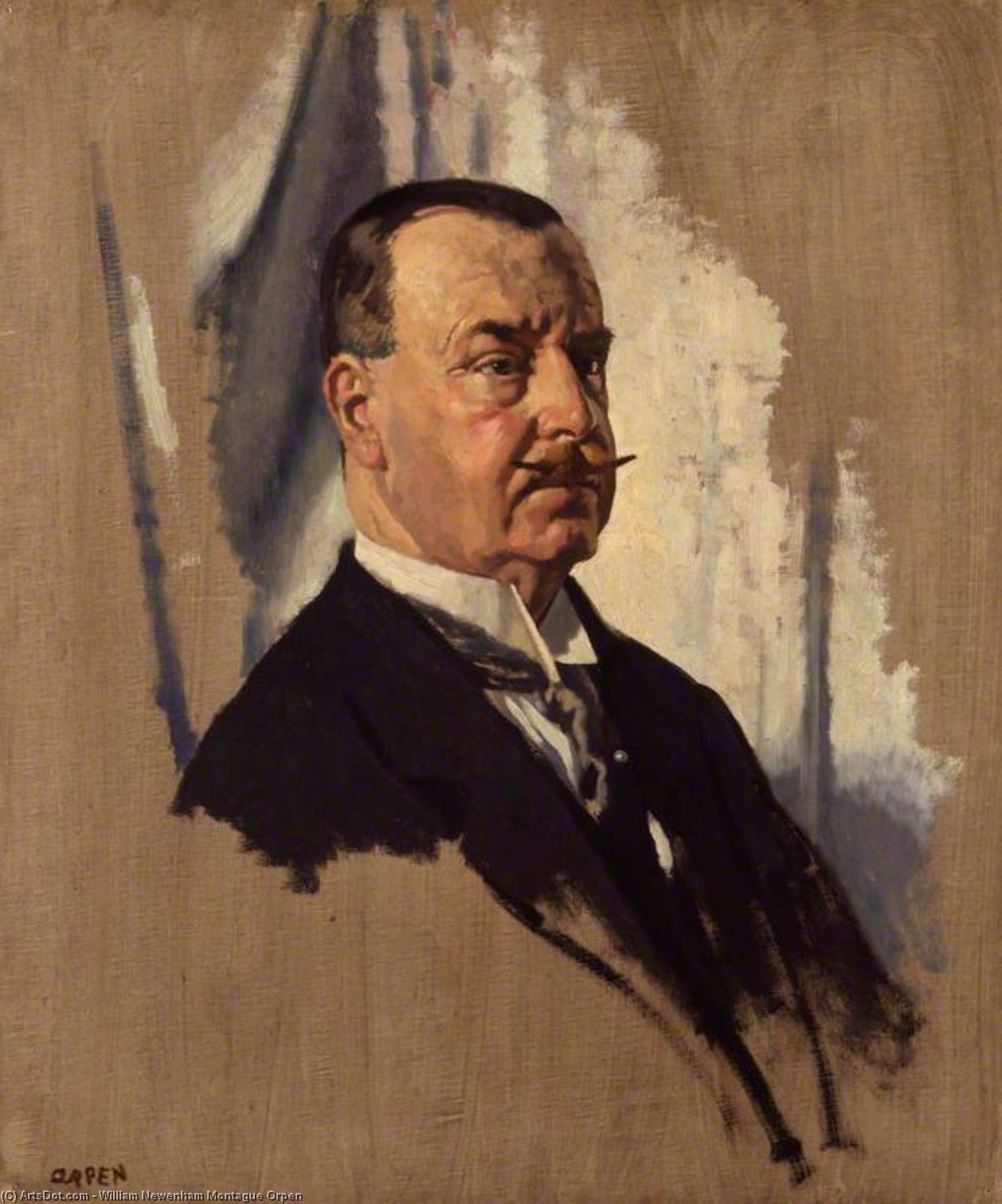 WikiOO.org - Enciclopédia das Belas Artes - Pintura, Arte por William Newenham Montague Orpen - Sir Joseph George Ward, 1st Bt