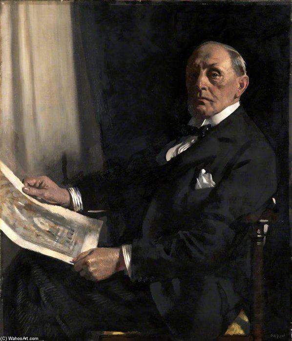 WikiOO.org - אנציקלופדיה לאמנויות יפות - ציור, יצירות אמנות William Newenham Montague Orpen - Sir Walter Tapper
