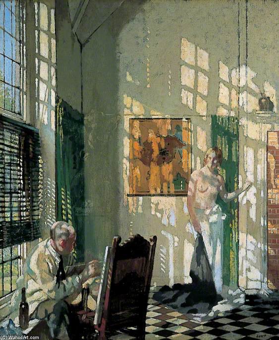 Wikioo.org - The Encyclopedia of Fine Arts - Painting, Artwork by William Newenham Montague Orpen - The Studio