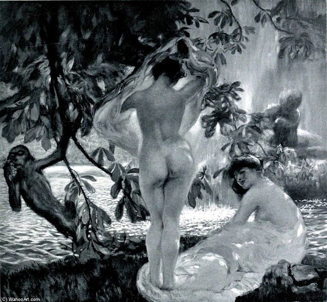 Wikioo.org – La Enciclopedia de las Bellas Artes - Pintura, Obras de arte de Gaston De La Touche - verano