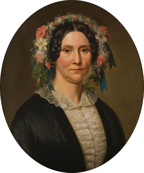 Wikioo.org - The Encyclopedia of Fine Arts - Painting, Artwork by Basile De Loose - Portret Van Een Vrouw