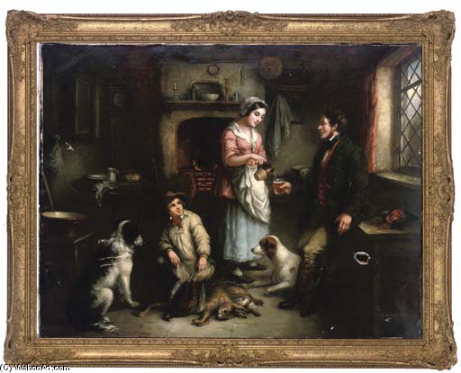 WikiOO.org - Enciclopedia of Fine Arts - Pictura, lucrări de artă George Armfield (Smith) - The Hunters Return