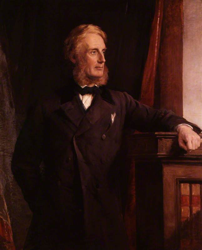 Wikioo.org - The Encyclopedia of Fine Arts - Painting, Artwork by George Richmond - Edward Cardwell, Viscount Cardwell