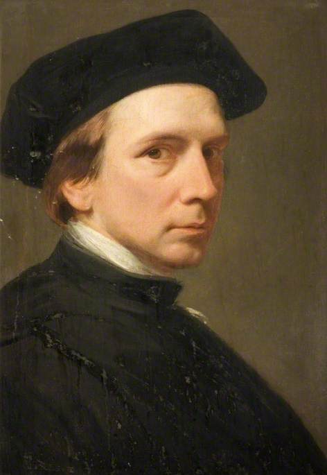 WikiOO.org - Enciklopedija dailės - Tapyba, meno kuriniai George Richmond - Self Portrait -