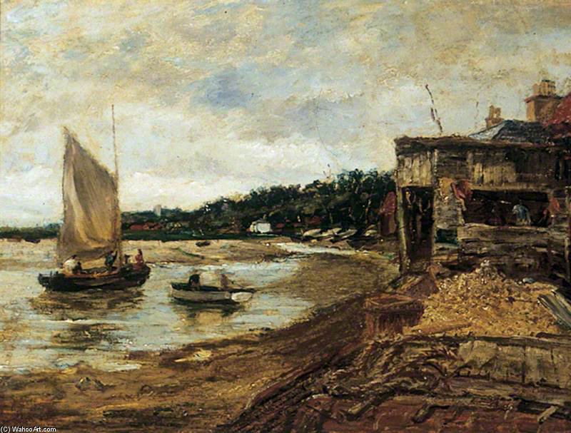 Wikioo.org - The Encyclopedia of Fine Arts - Painting, Artwork by Jacob Henricus Maris - Low Tide