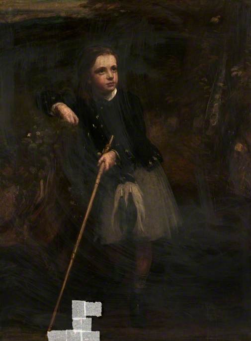 WikiOO.org - Enciclopedia of Fine Arts - Pictura, lucrări de artă James Sant - Major Dennistoun As A Boy