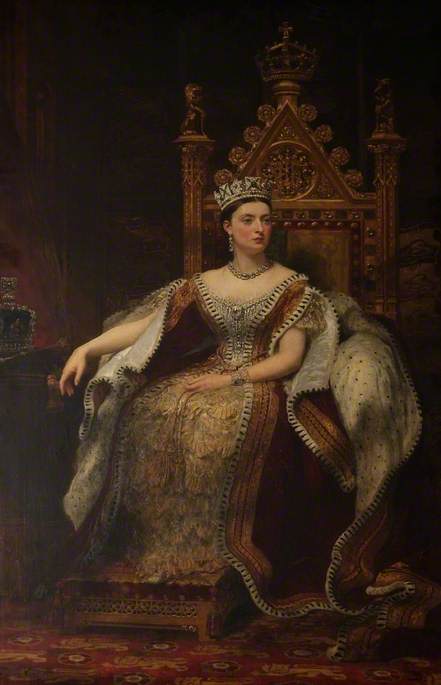 WikiOO.org - Encyclopedia of Fine Arts - Målning, konstverk James Sant - Queen Victoria -