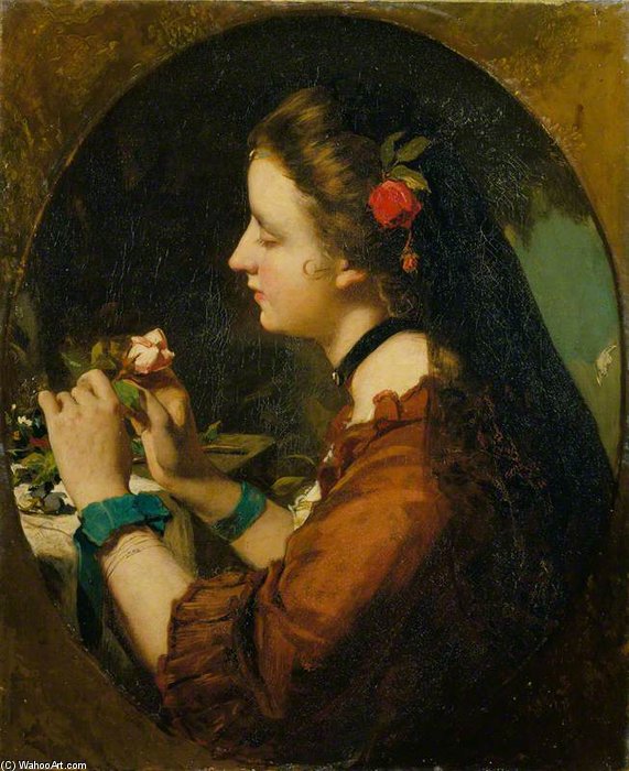 Wikioo.org - The Encyclopedia of Fine Arts - Painting, Artwork by James Sant - Sentiment