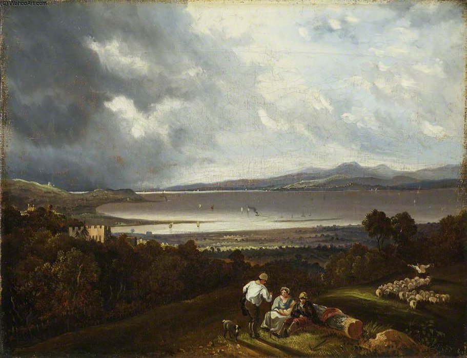 Wikioo.org - The Encyclopedia of Fine Arts - Painting, Artwork by Joseph Horlor - Looking Towards The Mouth Of The Avon