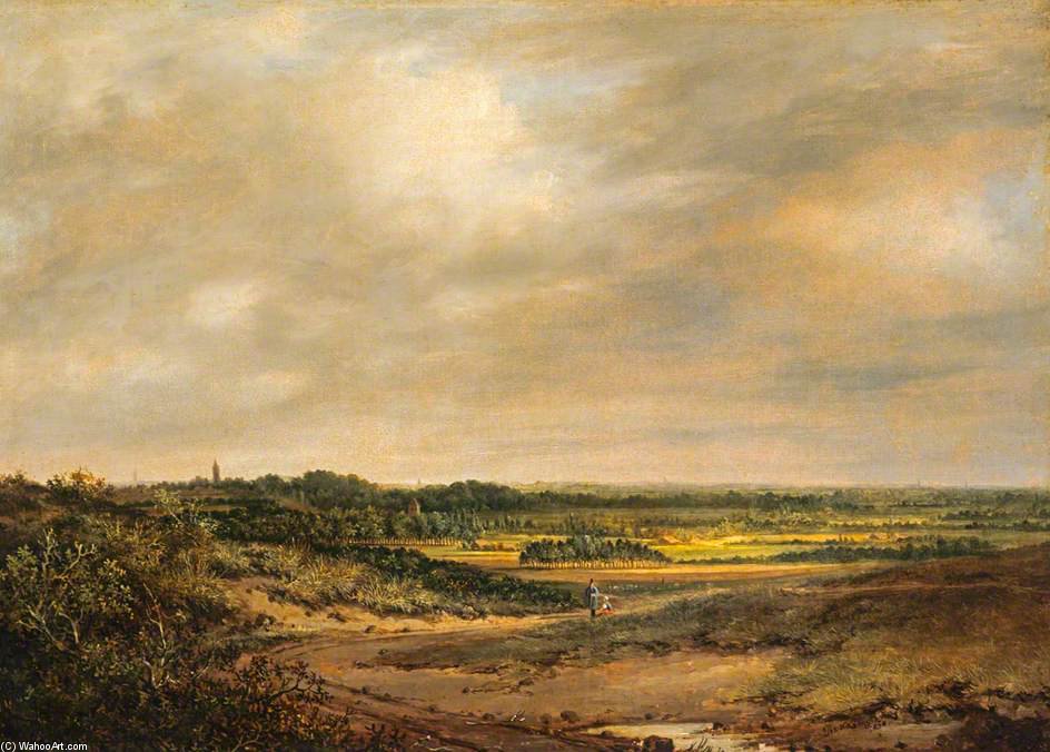 Wikioo.org - The Encyclopedia of Fine Arts - Painting, Artwork by Patrick Nasmyth - An English Landscape