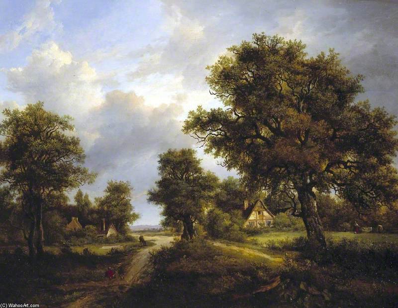 Wikioo.org - The Encyclopedia of Fine Arts - Painting, Artwork by Patrick Nasmyth - View In Sussex -