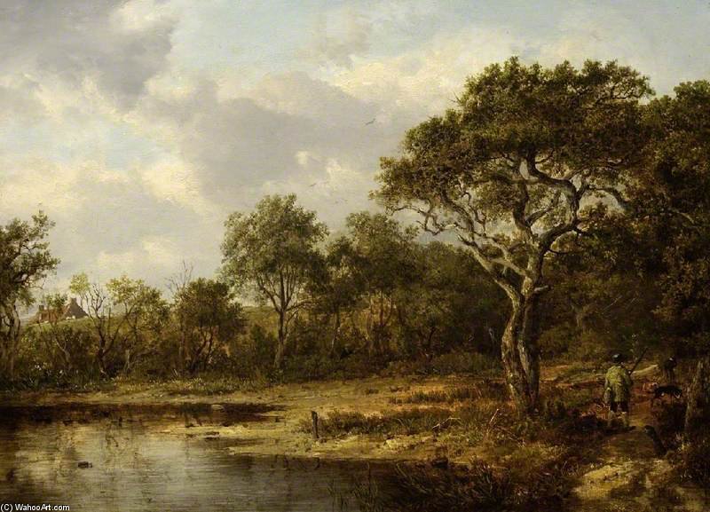 Wikioo.org - The Encyclopedia of Fine Arts - Painting, Artwork by Patrick Nasmyth - View Near Norwood