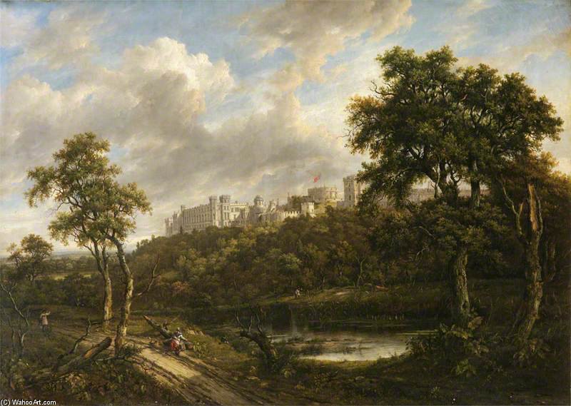 WikiOO.org - Encyclopedia of Fine Arts - Malba, Artwork Patrick Nasmyth - Windsor Castle, Berkshire