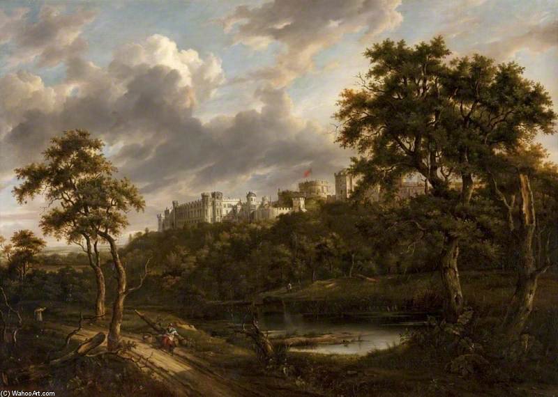 Wikioo.org - The Encyclopedia of Fine Arts - Painting, Artwork by Patrick Nasmyth - Windsor Castle