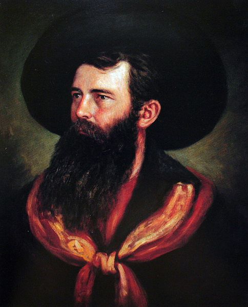 WikiOO.org - Enciklopedija dailės - Tapyba, meno kuriniai Thomas Baines - Self-portrait
