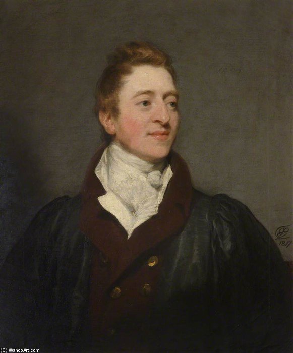Wikioo.org - The Encyclopedia of Fine Arts - Painting, Artwork by Thomas Phillips - Hugh Percy, 3rd Duke Of Northumberland, High Steward Of The University Of Cambridge, Chancellor