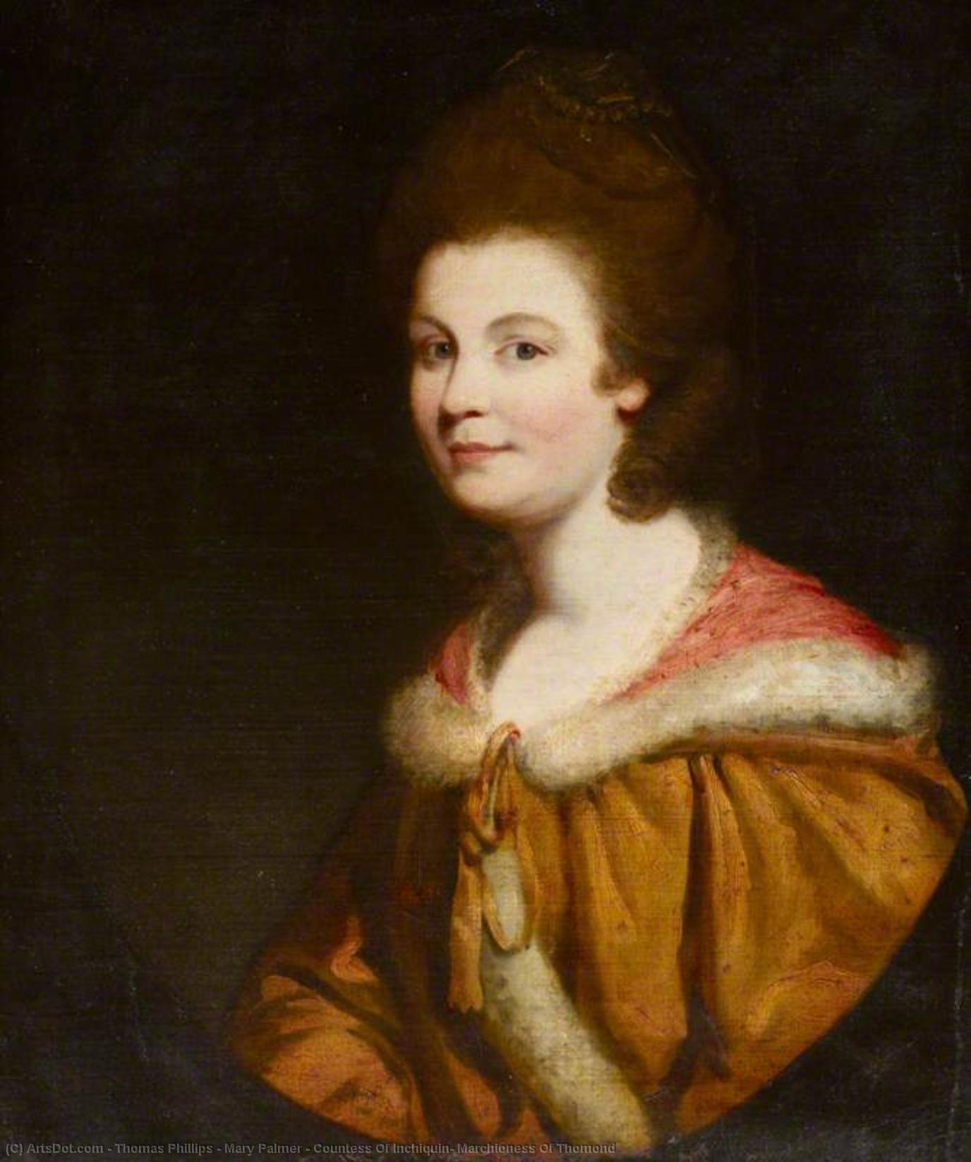 Wikioo.org - The Encyclopedia of Fine Arts - Painting, Artwork by Thomas Phillips - Mary Palmer , Countess Of Inchiquin, Marchioness Of Thomond