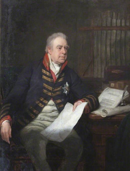 WikiOO.org - Encyclopedia of Fine Arts - Maalaus, taideteos Thomas Phillips - Sir Joseph Banks -