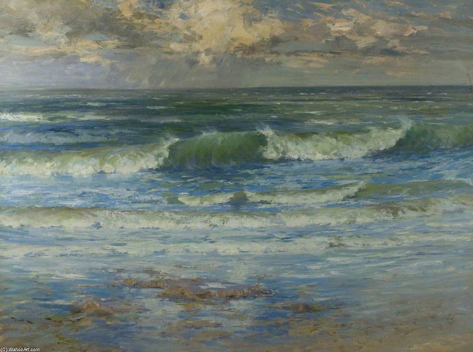 WikiOO.org - دایره المعارف هنرهای زیبا - نقاشی، آثار هنری William Bradley Lamond - The North Sea