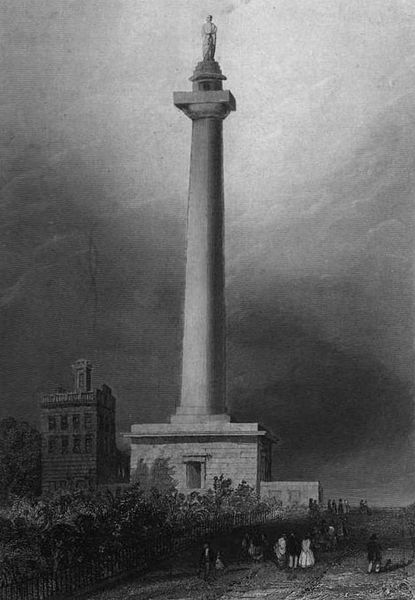 Wikioo.org - Encyklopedia Sztuk Pięknych - Malarstwo, Grafika William Henry Bartlett - Washington Monument