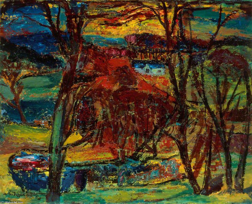 Wikioo.org - The Encyclopedia of Fine Arts - Painting, Artwork by William Mactaggart - Autumn Leaves
