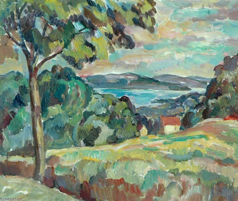 Wikioo.org - The Encyclopedia of Fine Arts - Painting, Artwork by William Mactaggart - Evening, Oslofjord -