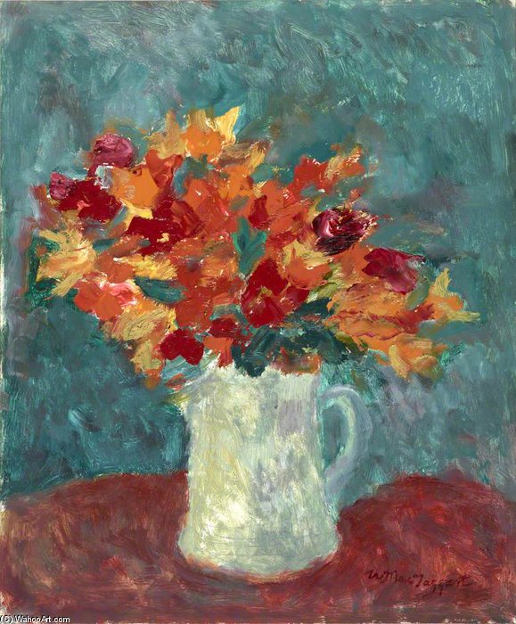 WikiOO.org - Encyclopedia of Fine Arts - Maalaus, taideteos William Mactaggart - Flower Study