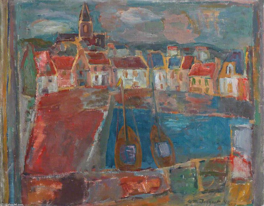 Wikioo.org - The Encyclopedia of Fine Arts - Painting, Artwork by William Mactaggart - From A Fife Window