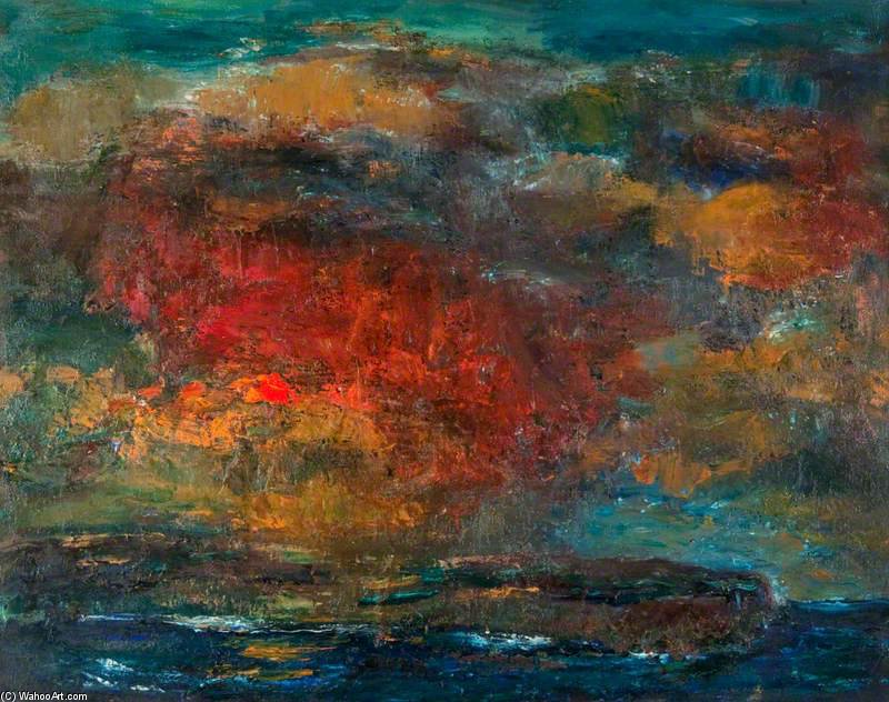 Wikoo.org - موسوعة الفنون الجميلة - اللوحة، العمل الفني William Mactaggart - Passing Clouds (mull Of Kintyre)
