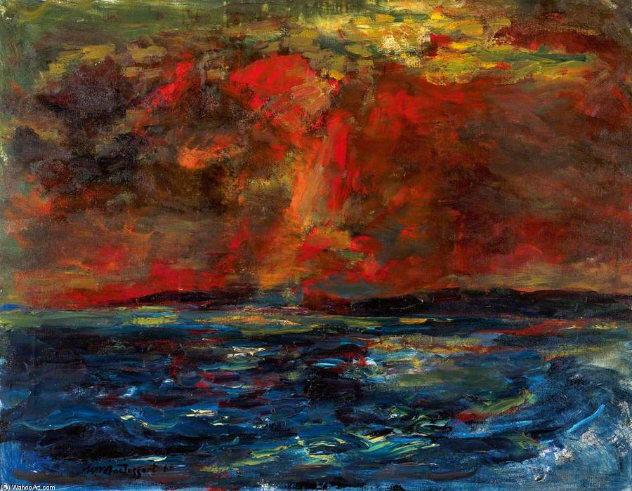 Wikioo.org - The Encyclopedia of Fine Arts - Painting, Artwork by William Mactaggart - Storm Cloud