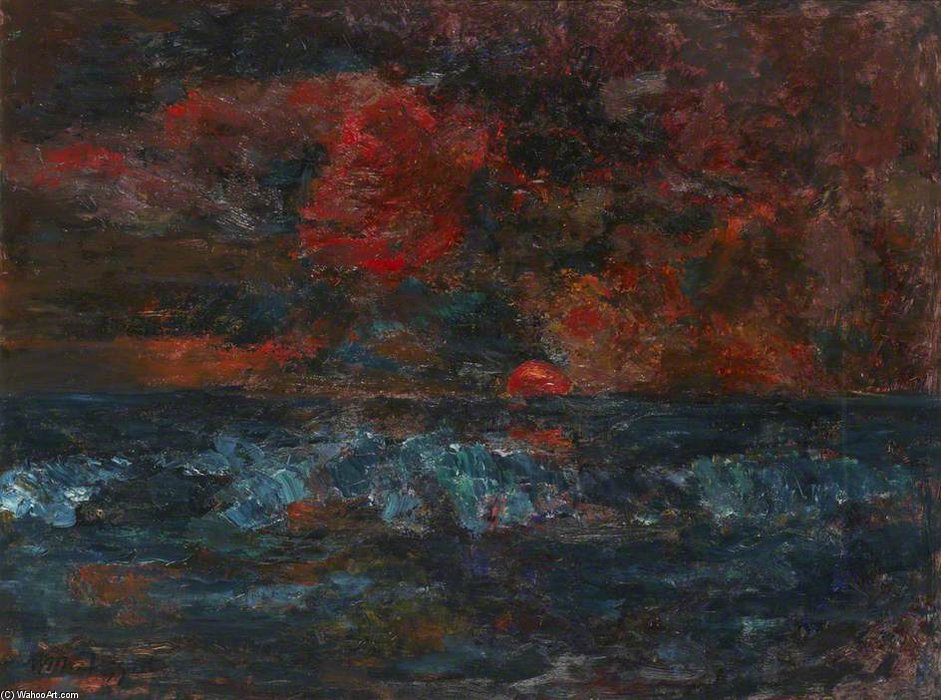 Wikioo.org - The Encyclopedia of Fine Arts - Painting, Artwork by William Mactaggart - The Ebbing Tide