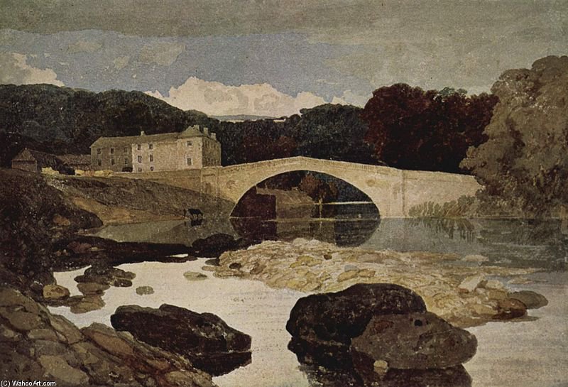 Wikioo.org - The Encyclopedia of Fine Arts - Painting, Artwork by John Sell Cotman - The Gretabrucke