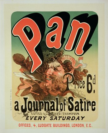 WikiOO.org - Encyclopedia of Fine Arts - Malba, Artwork Jules Cheret - Reproduction Of A Poster Advertising 'pan'
