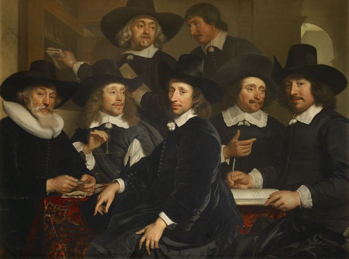 Wikioo.org - The Encyclopedia of Fine Arts - Painting, Artwork by Jürgen Ovens - The Regents Of The Oudezijds Huiszittenhuis