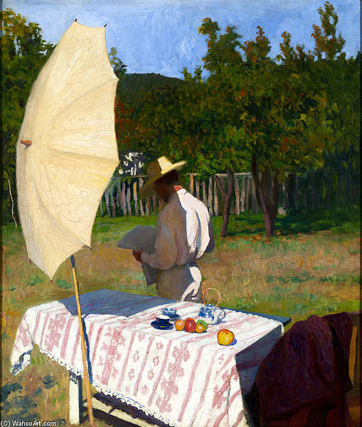 Wikioo.org - The Encyclopedia of Fine Arts - Painting, Artwork by Karoly Ferenczy - October