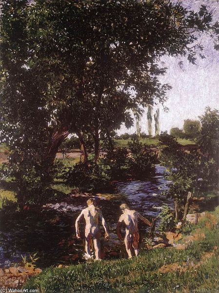 Wikioo.org - The Encyclopedia of Fine Arts - Painting, Artwork by Karoly Ferenczy - Summer