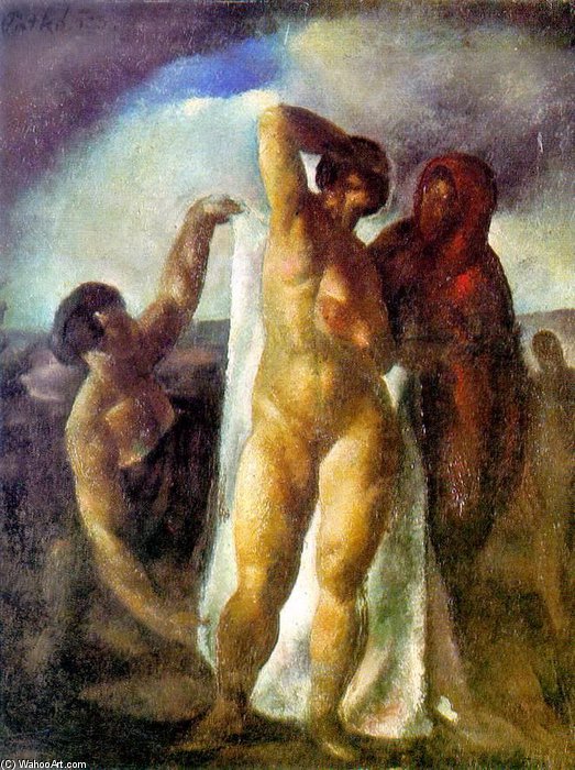 WikiOO.org - Encyclopedia of Fine Arts - Lukisan, Artwork Karoly Patko - After Bath -