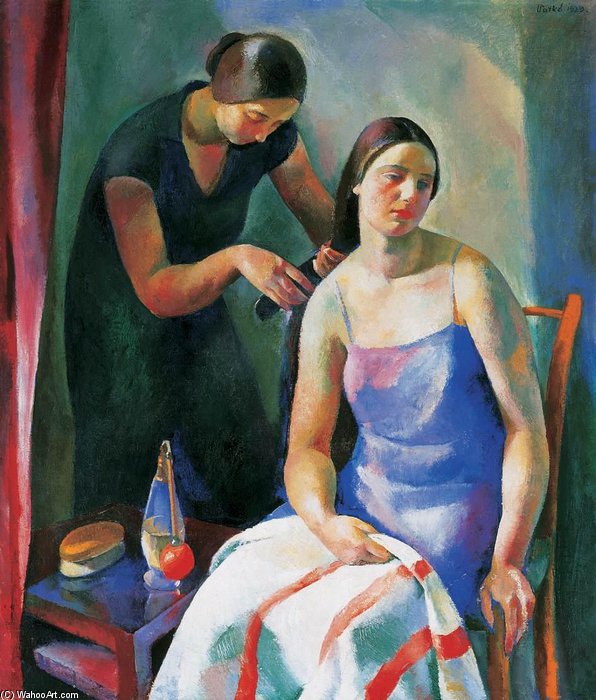 Wikioo.org - The Encyclopedia of Fine Arts - Painting, Artwork by Karoly Patko - Before Bath -