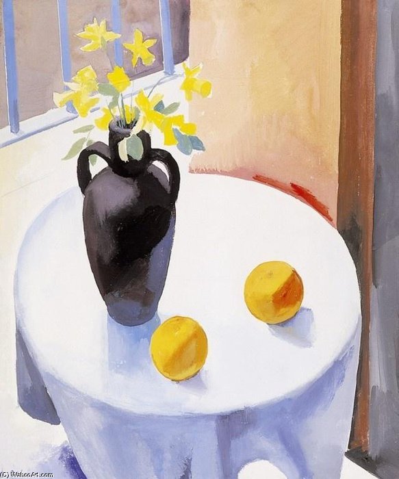 Wikioo.org – La Enciclopedia de las Bellas Artes - Pintura, Obras de arte de Karoly Patko - Todavía vida con las naranjas