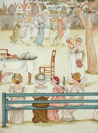 Wikioo.org - The Encyclopedia of Fine Arts - Painting, Artwork by Kate Greenaway - A Garden Party