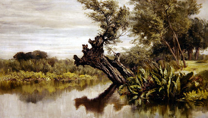 Wikioo.org - The Encyclopedia of Fine Arts - Painting, Artwork by Keeley Halswelle - The Willow Tree